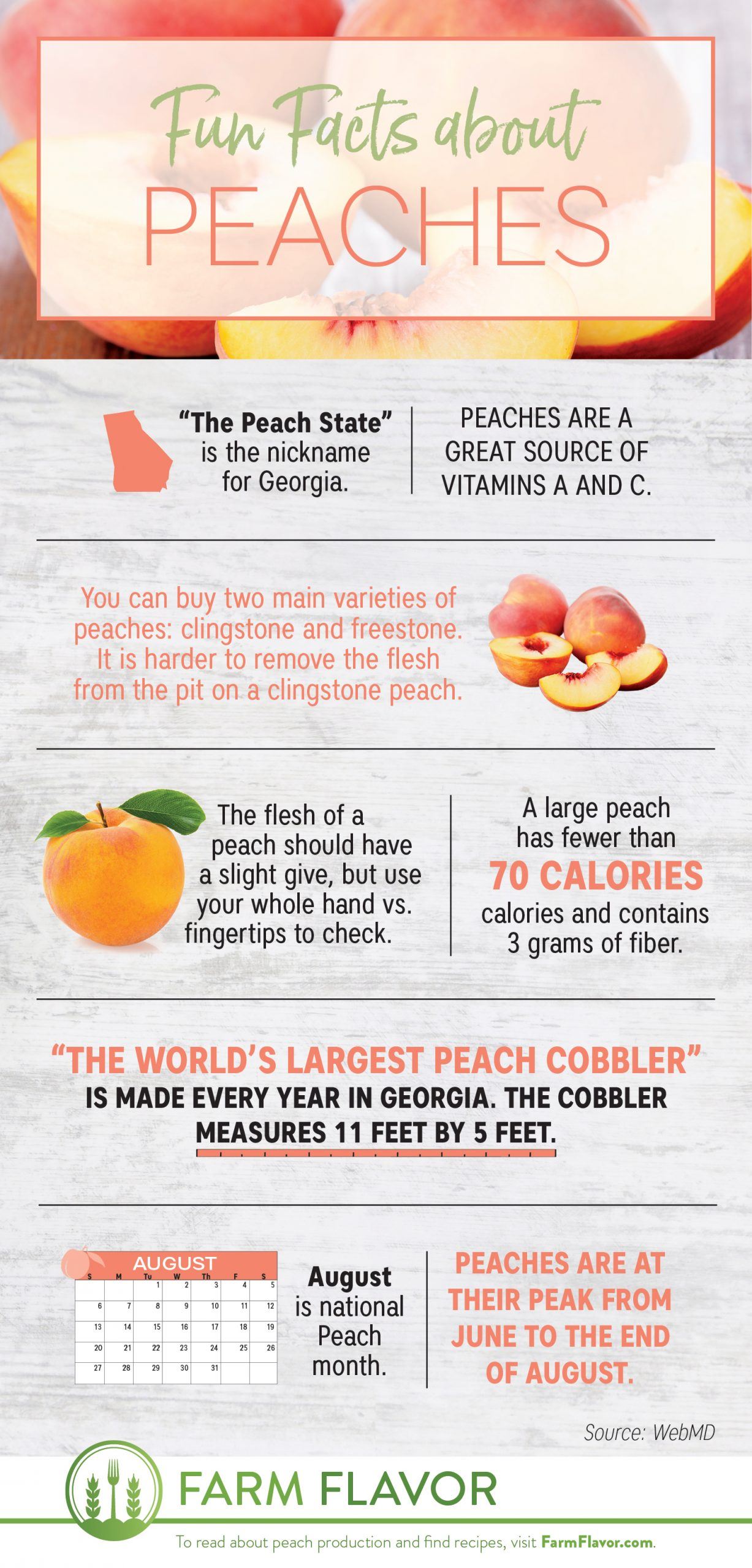 National Peach Month National Peach Month